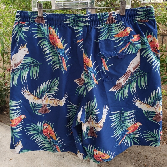 $119 NEW both Men 2XB Caribbean elastic waist swim trunks shorts mesh lining - Picture 5 of 14